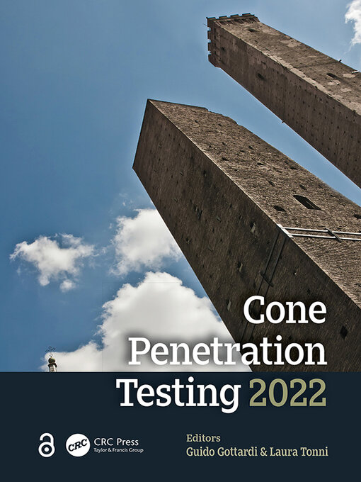 Title details for Cone Penetration Testing 2022 by Guido Gottardi - Available